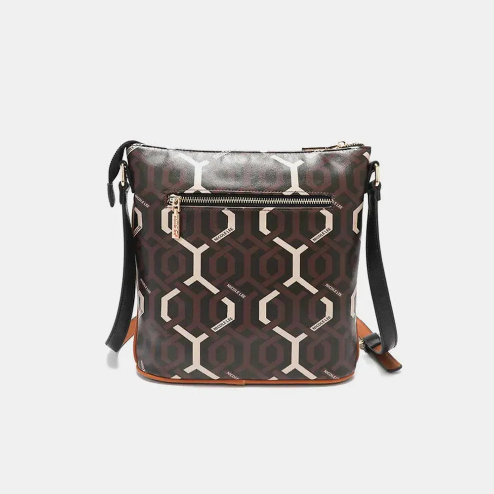 Nicole Lee USA Geometric Pattern Crossbody Bag sold by Gigi Laurent product image thumbnail 2