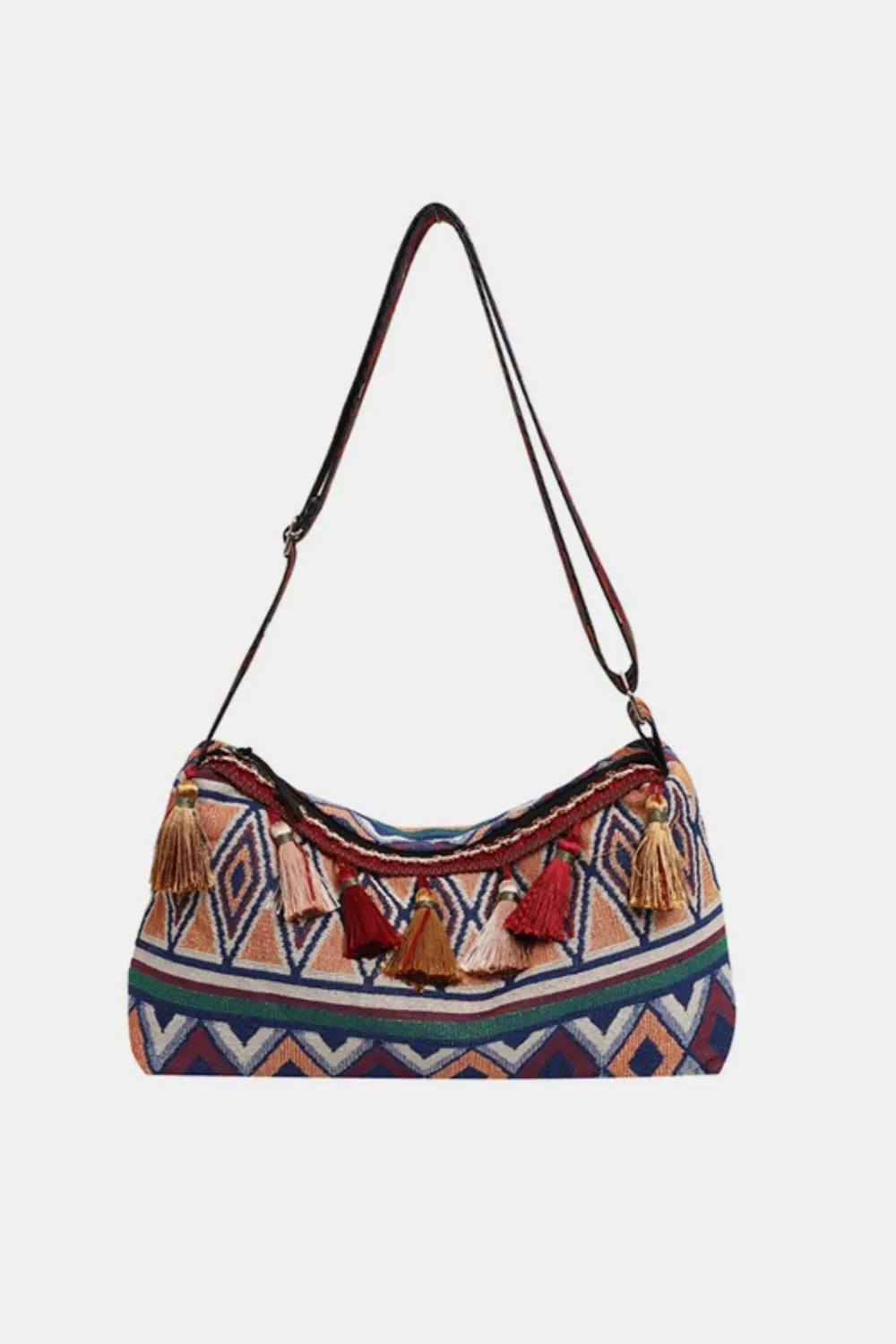 Tassel Adjustable Strap Shoulder Bag sold by Gigi Laurent product image thumbnail 5