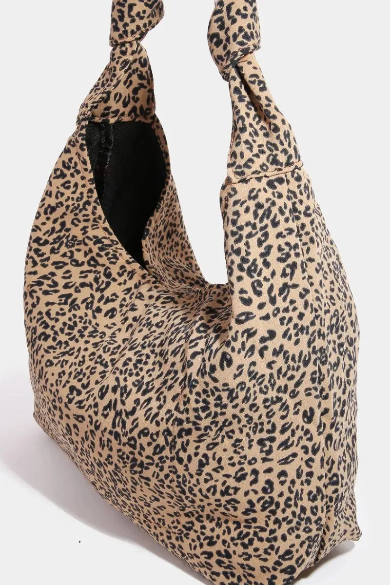 Fame Leopard Knotted Strap Shoulder Bag sold by Gigi Laurent product image thumbnail 2