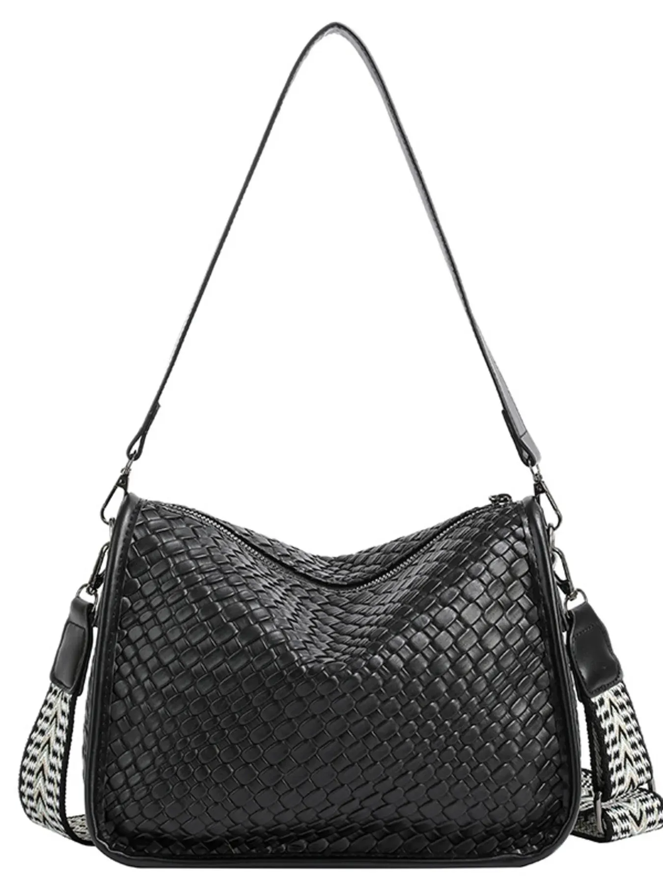 Textured Leather Shoulder Bag sold by Gigi Laurent product image thumbnail 4