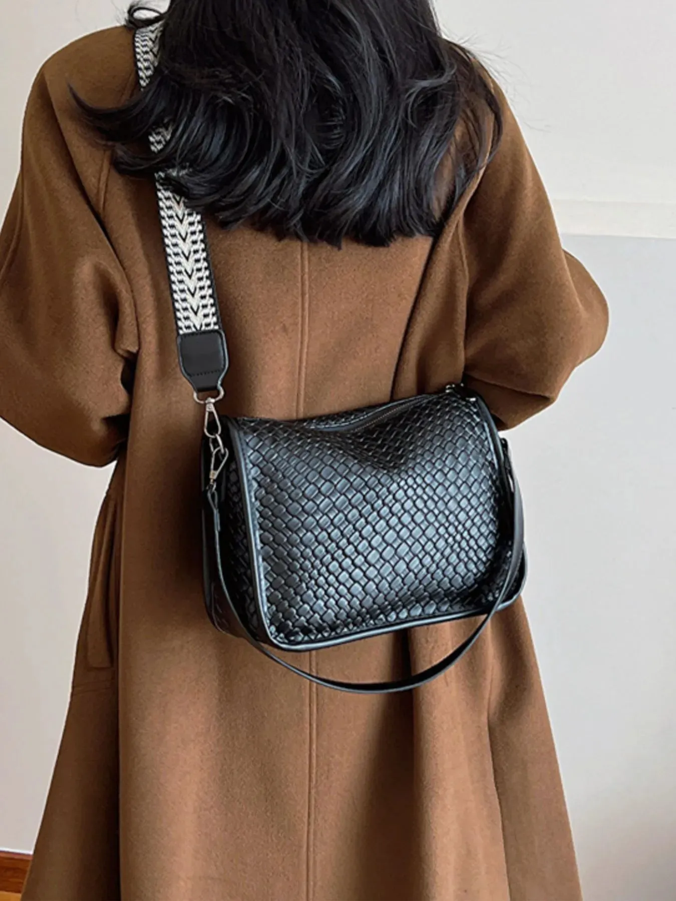 Textured Leather Shoulder Bag sold by Gigi Laurent