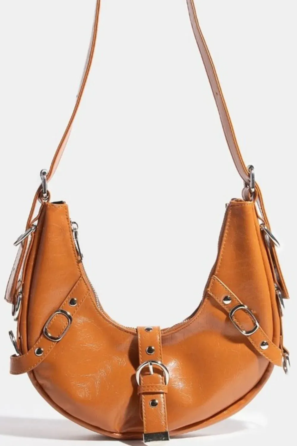 Fame Multi Belt Strap Accent Shoulder Bag sold by Gigi Laurent product image thumbnail 2