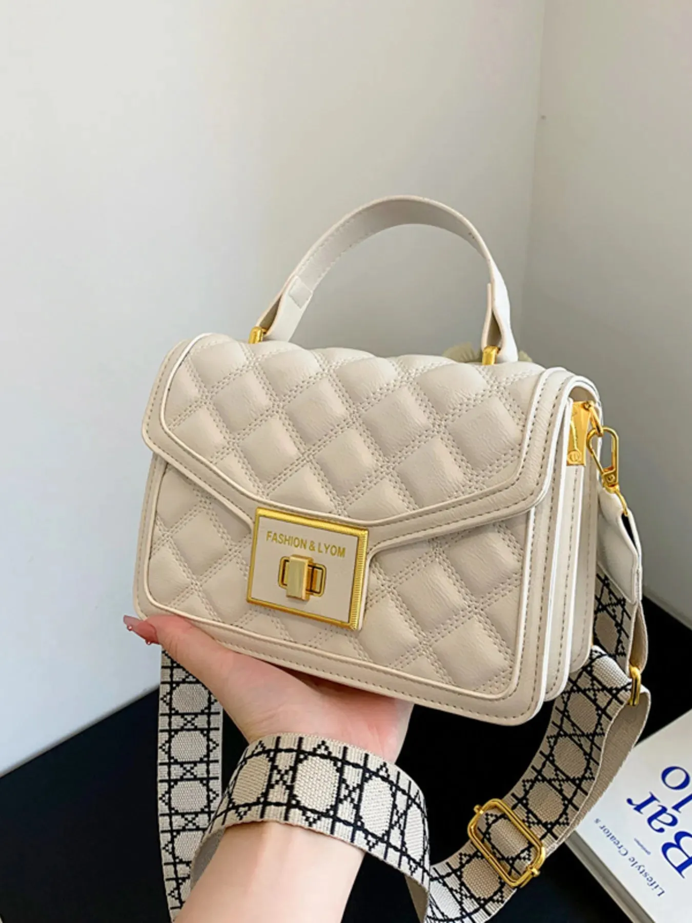 Quilted Adjustable Strap Shoulder Bag sold by Gigi Laurent