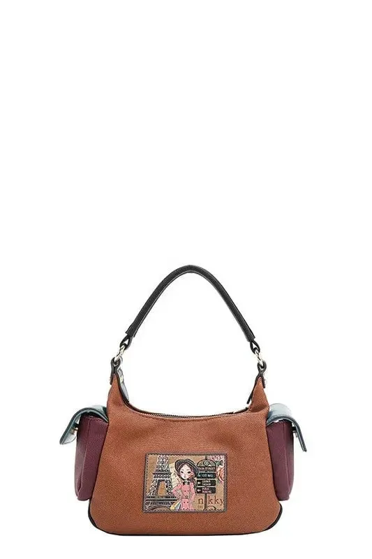 Nicole Lee USA Eco-Leather Shoulder Bag sold by Gigi Laurent product image thumbnail 4