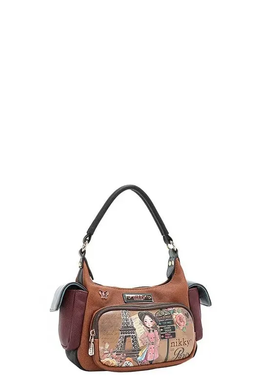 Nicole Lee USA Eco-Leather Shoulder Bag sold by Gigi Laurent product image thumbnail 2