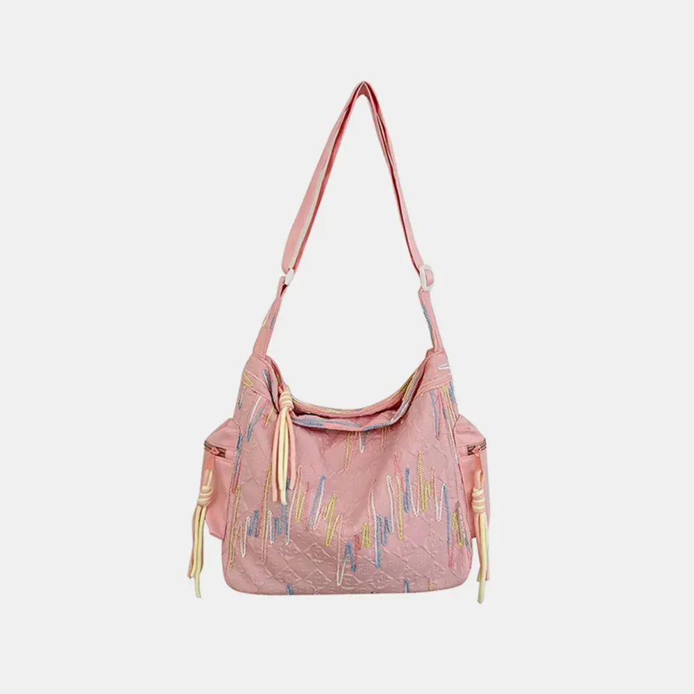 Contrast Texture Shoulder Bag sold by Gigi Laurent product image thumbnail 5