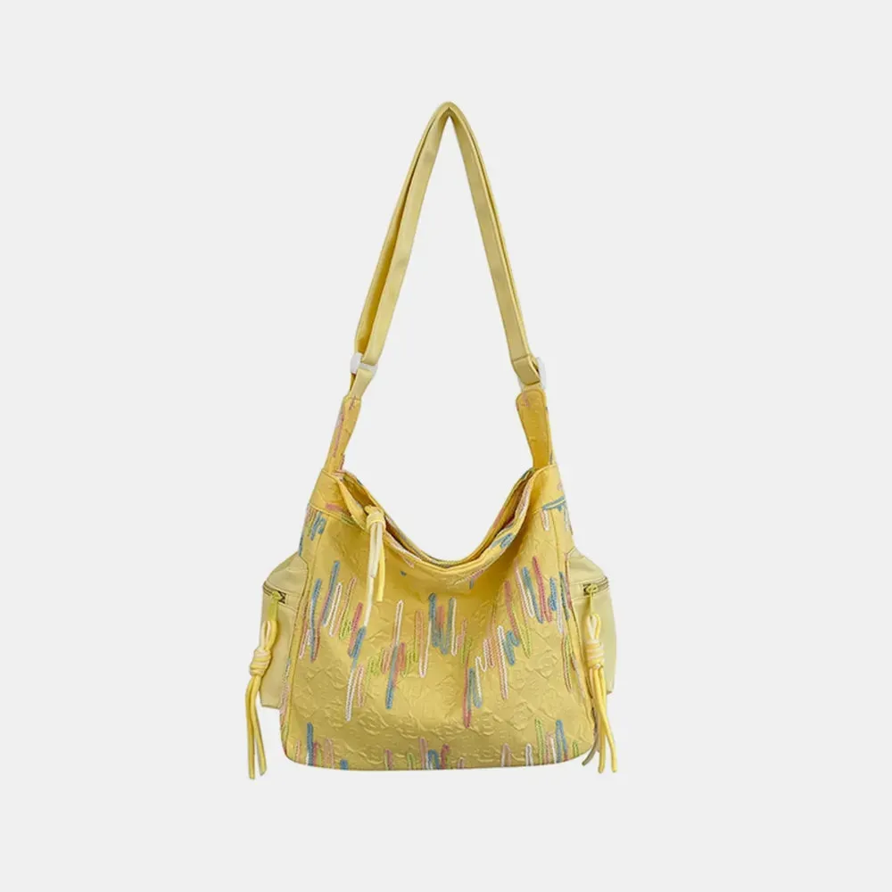 Contrast Texture Shoulder Bag sold by Gigi Laurent product image thumbnail 2