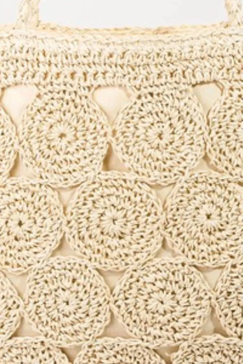 Fame Square Braided Pattern Tote Bag sold by Gigi Laurent product image thumbnail 3