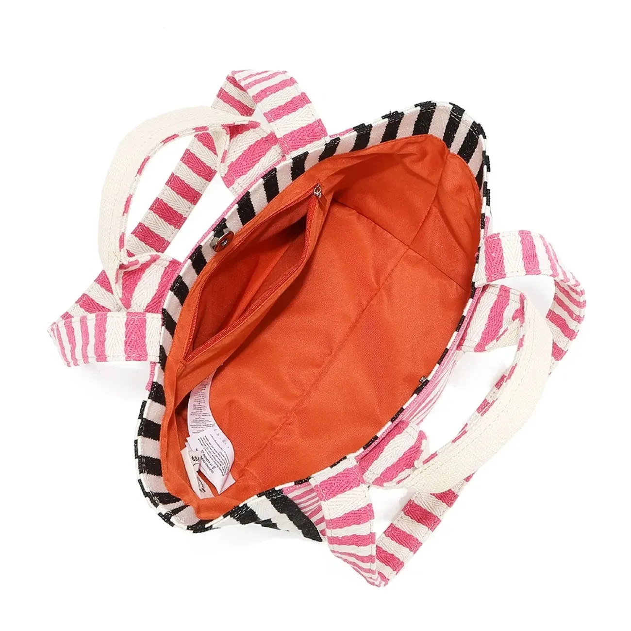 Nicole Lee USA Letter Striped Tote Bag sold by Gigi Laurent product image thumbnail 4