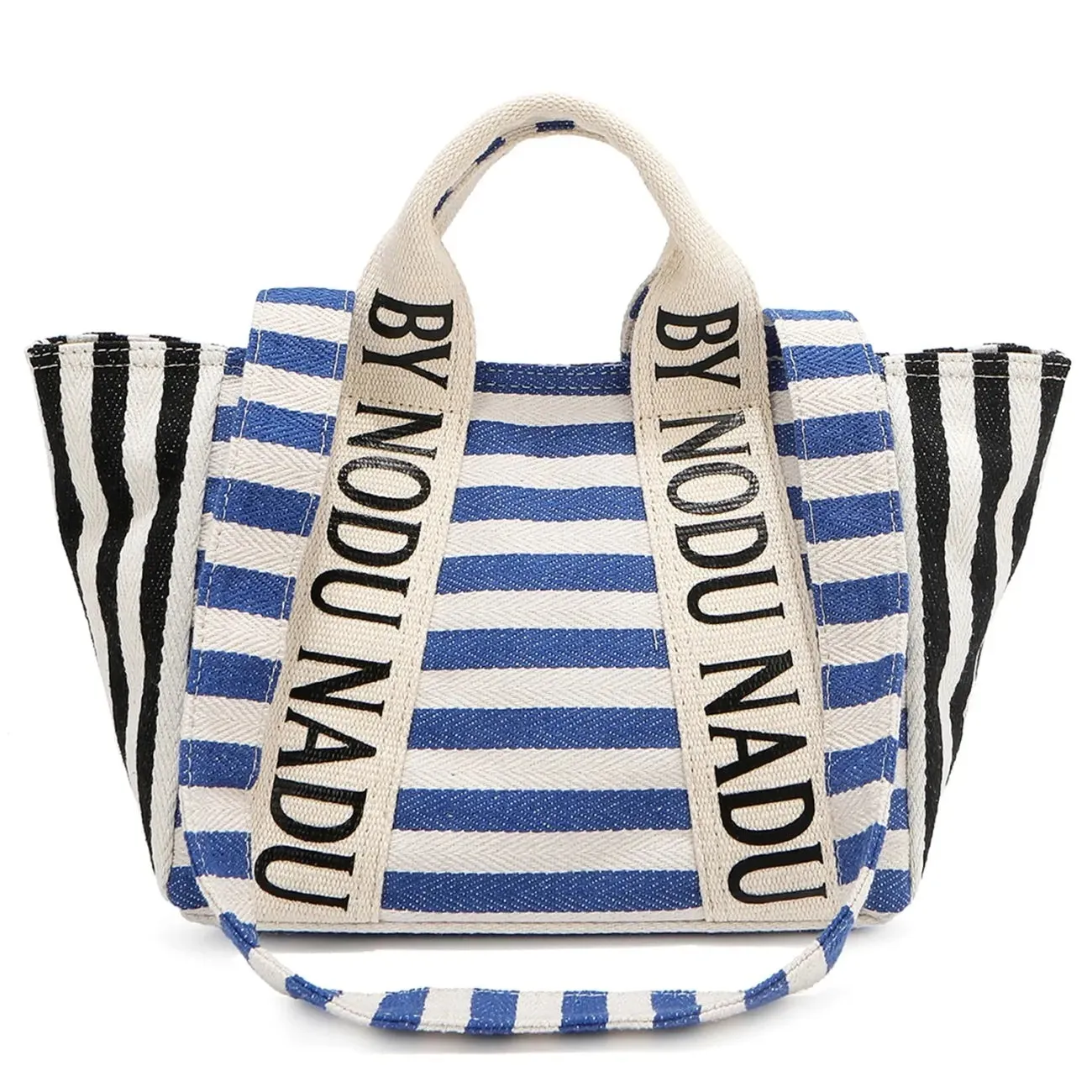 Nicole Lee USA Letter Striped Tote Bag sold by Gigi Laurent product image thumbnail 2