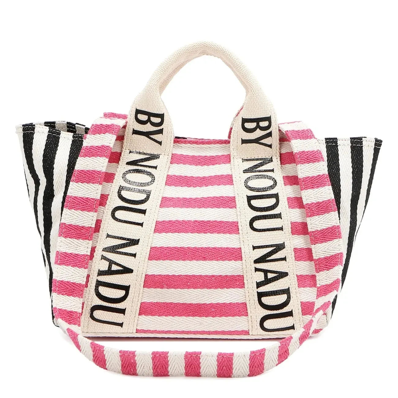 Nicole Lee USA Letter Striped Tote Bag sold by Gigi Laurent product image thumbnail 3