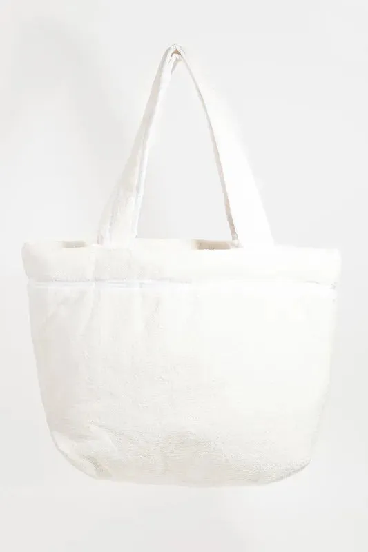 Fame Square Microfiber Tote Bag sold by Gigi Laurent product image thumbnail 3