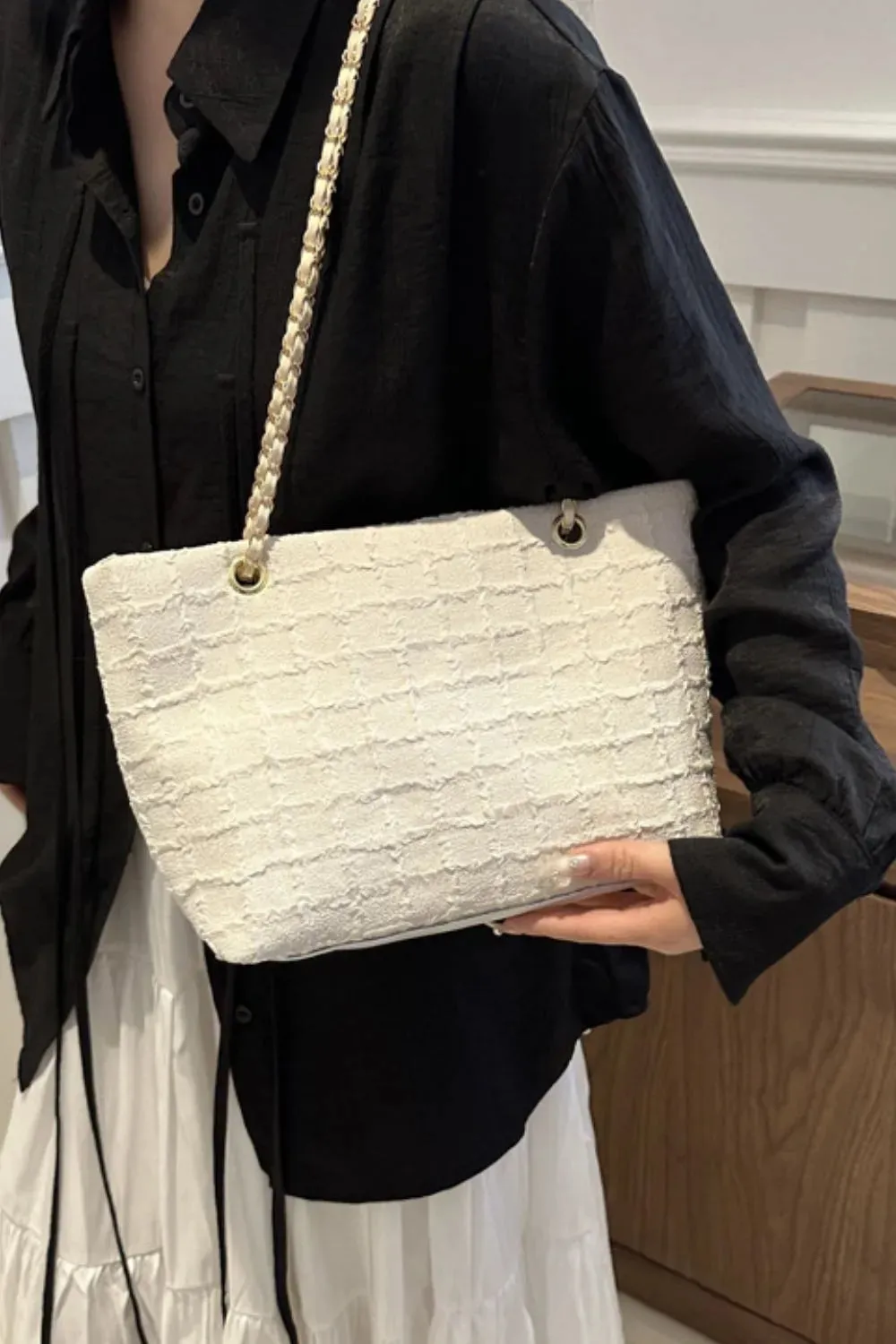 Polyester Texture Chain Tote bag sold by Gigi Laurent product image thumbnail 4