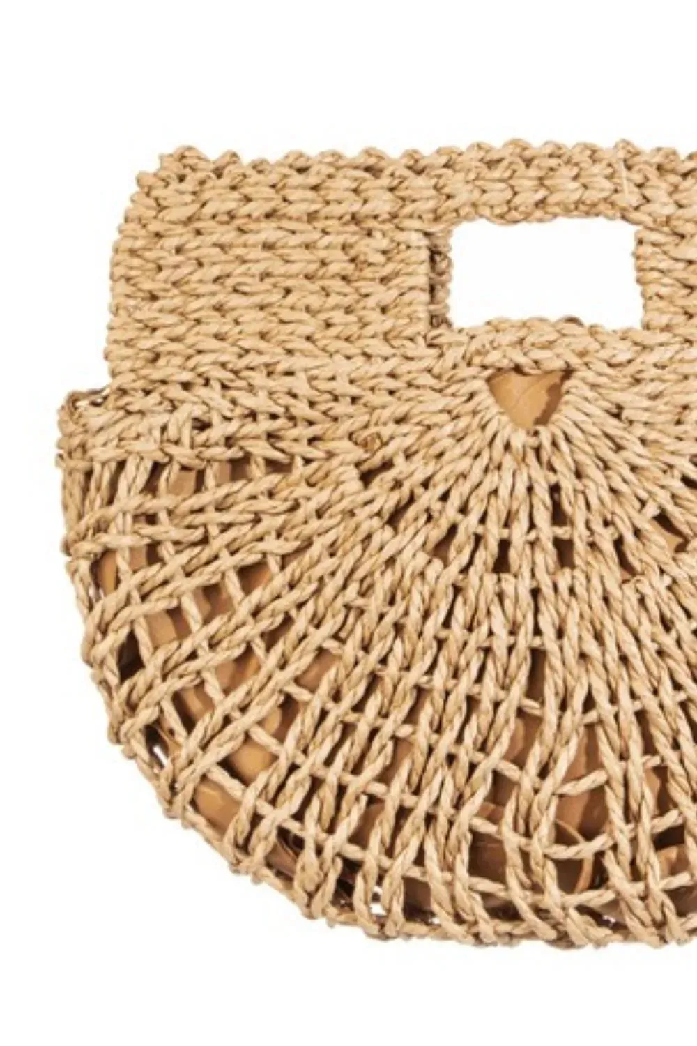 Fame Braided Semi Circle Tote Bag sold by Gigi Laurent product image thumbnail 2