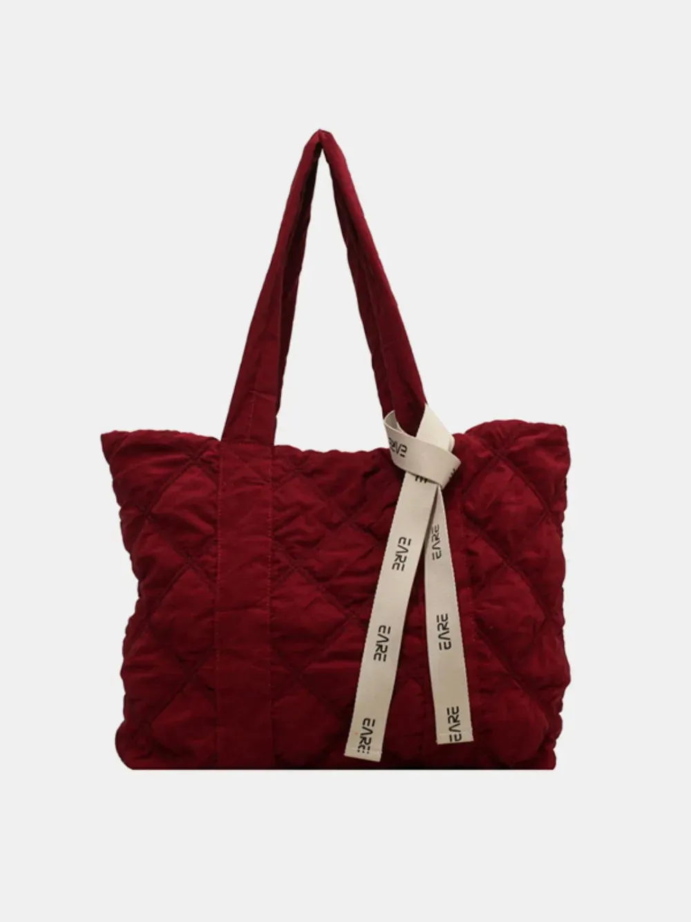 Quilted Nylon Large Tote Bag sold by Gigi Laurent product image thumbnail 4