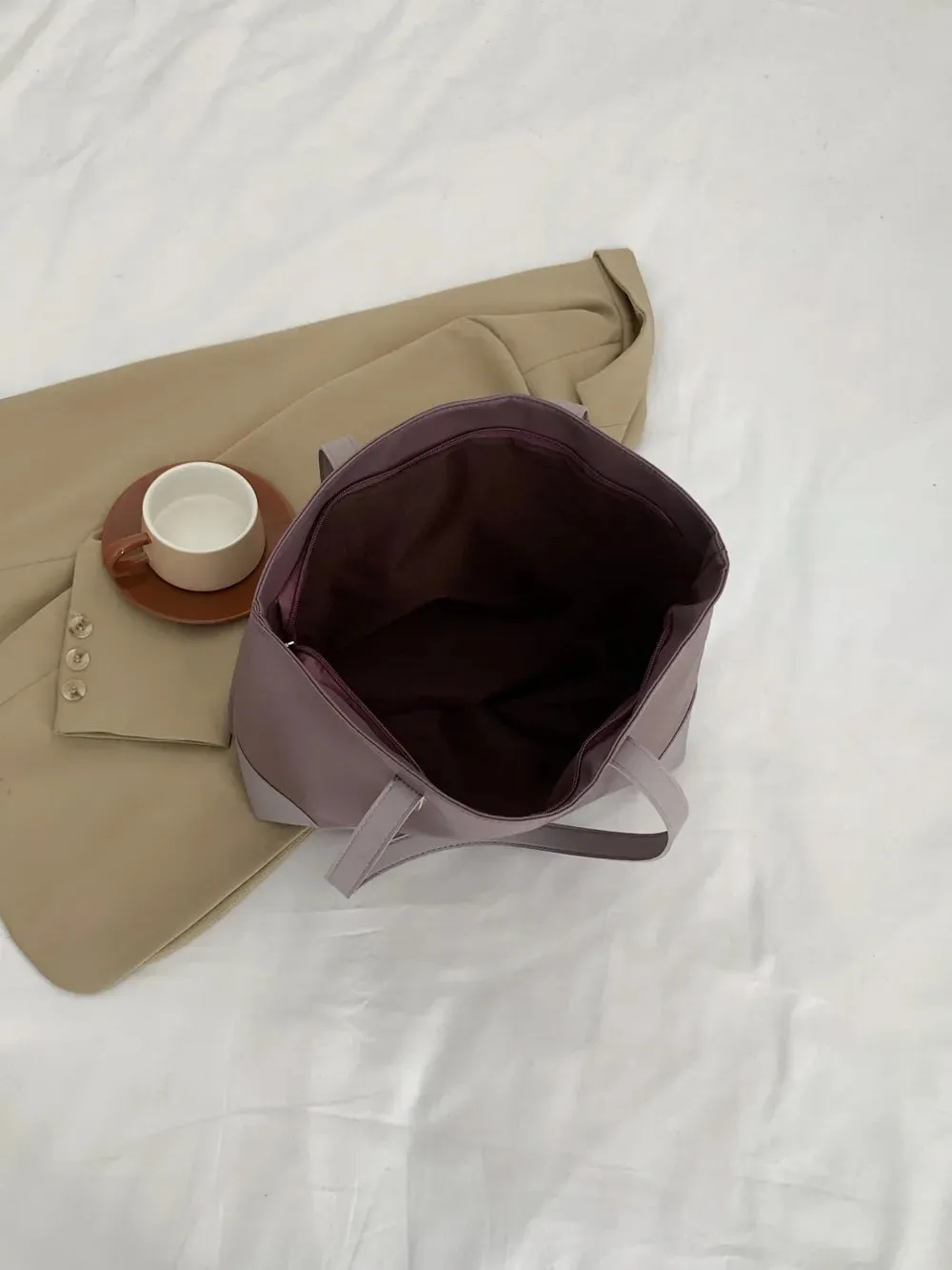 PU Leather Medium Tote Bag sold by Gigi Laurent product image thumbnail 2