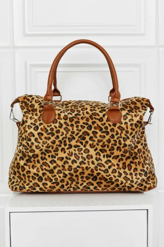Animal Print Brushed Weekender Bag sold by Gigi Laurent