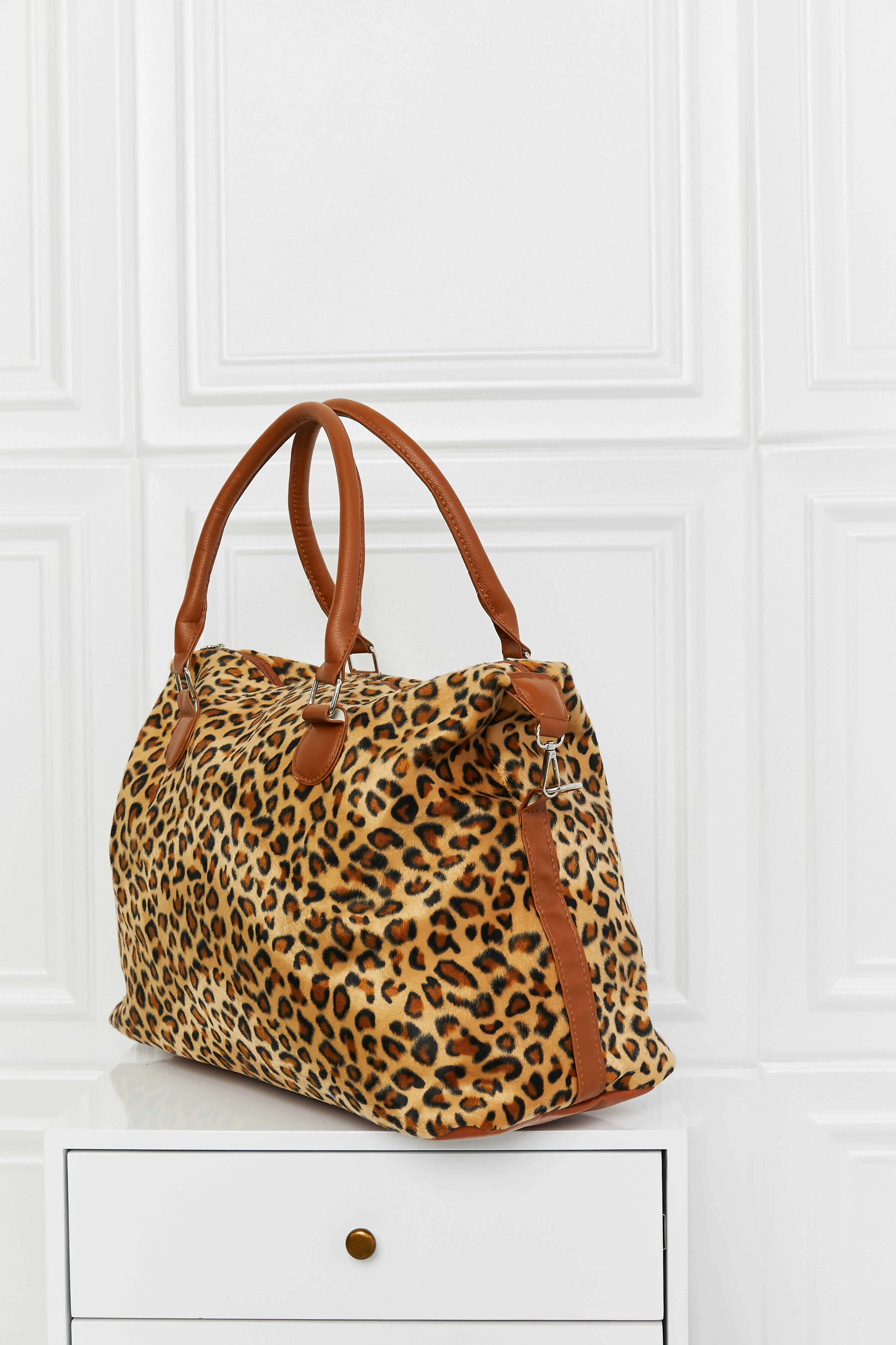 Animal Print Brushed Weekender Bag sold by Gigi Laurent product image thumbnail 3