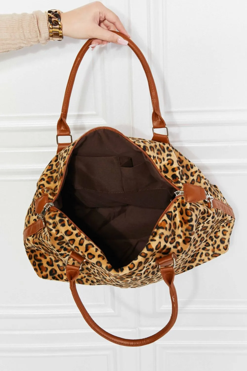 Animal Print Brushed Weekender Bag sold by Gigi Laurent product image thumbnail 4