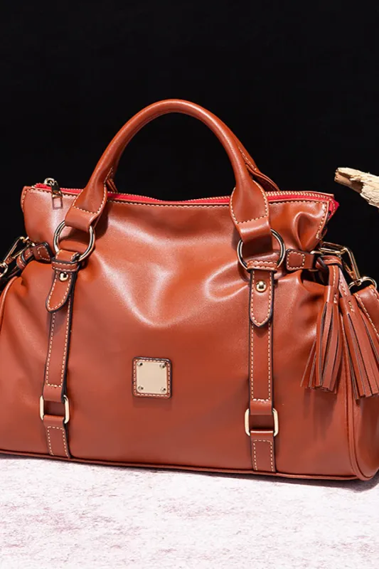 PU Leather Handbag with Tassels sold by Gigi Laurent