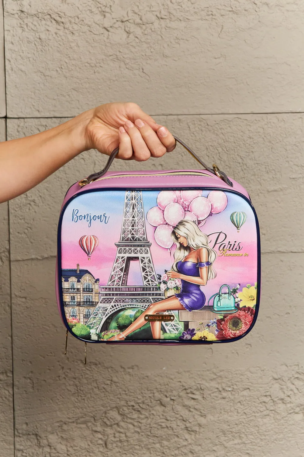 Nicole Lee USA Printed Handbag with Three Pouches sold by Gigi Laurent product image thumbnail 4