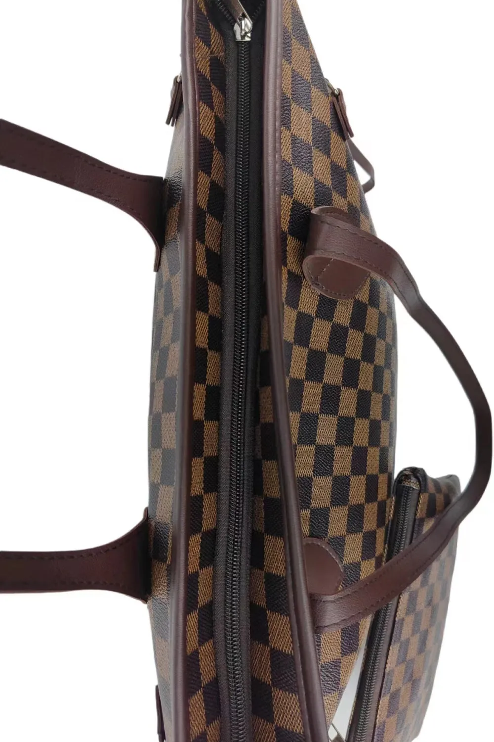 Checkered PVC Two-Piece Bag Set sold by Gigi Laurent product image thumbnail 2