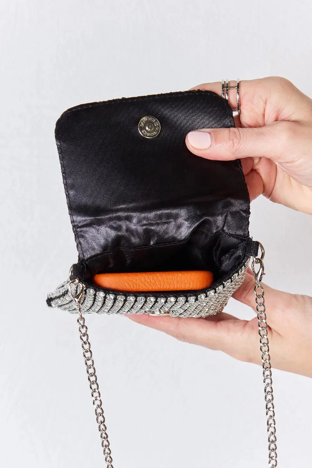 Forever Link Rhinestone Mini Crossbody Bag sold by Gigi Laurent product image thumbnail 4