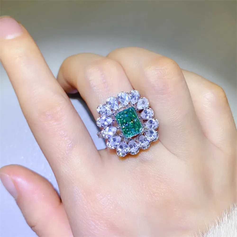 3 Carat Moissanite 925 Sterling Silver Ring sold by Gigi Laurent product image thumbnail 5