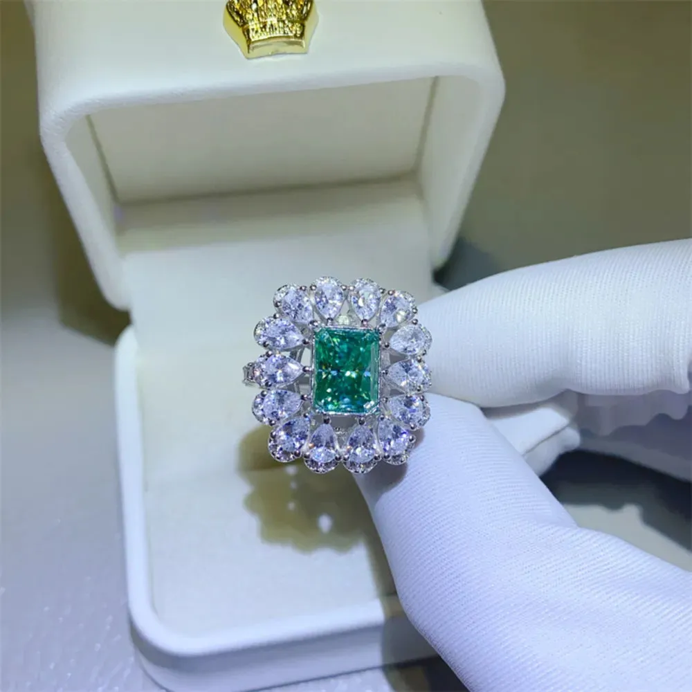 3 Carat Moissanite 925 Sterling Silver Ring sold by Gigi Laurent product image thumbnail 4