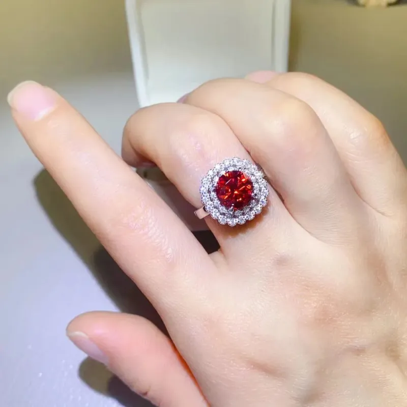 2 Carat Moissanite 925 Sterling Silver Ring sold by Gigi Laurent