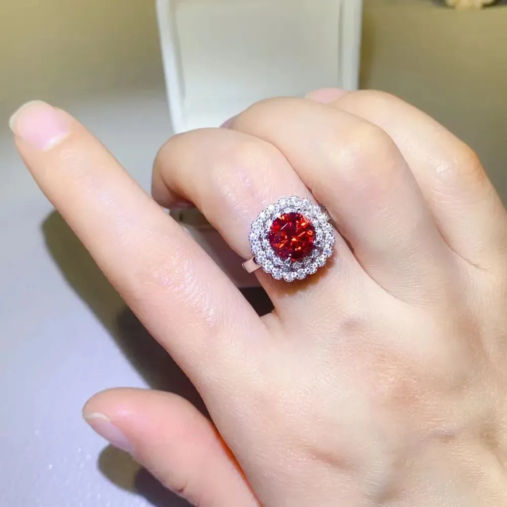 2 Carat Moissanite 925 Sterling Silver Ring sold by Gigi Laurent