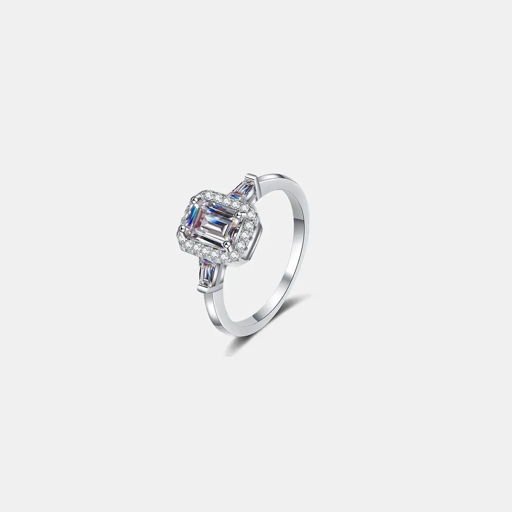 1 Carat Moissanite 925 Sterling Silver Ring sold by Gigi Laurent product image thumbnail 3