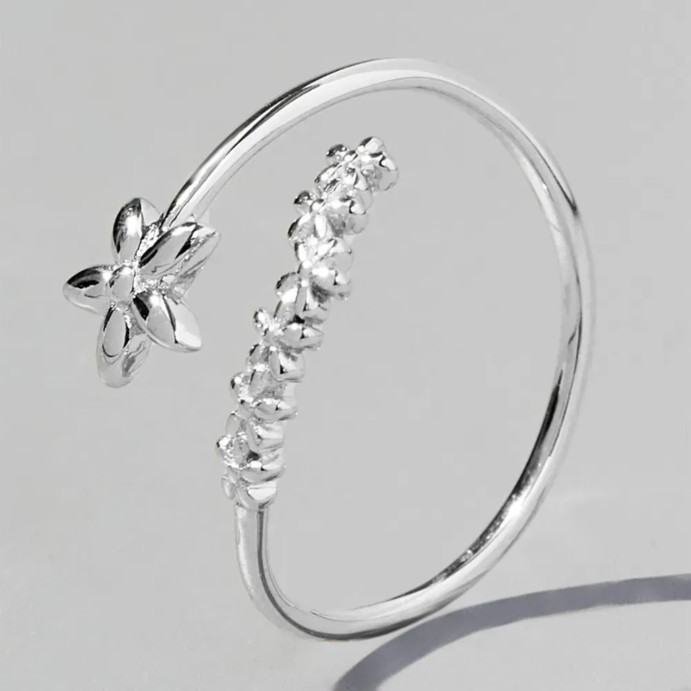 925 Sterling Silver Flower Ring sold by Gigi Laurent product image thumbnail 3