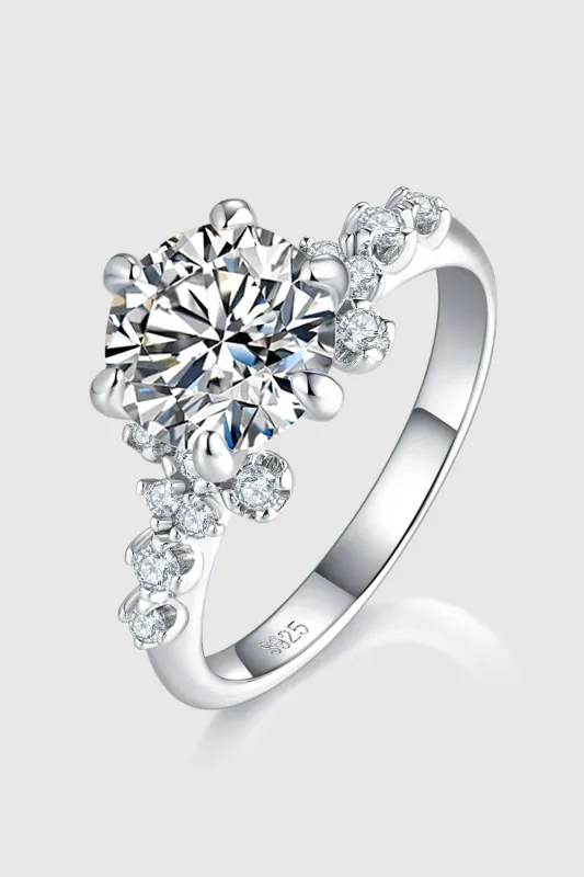 2 Carat Moissanite 925 Sterling Silver Ring sold by Gigi Laurent