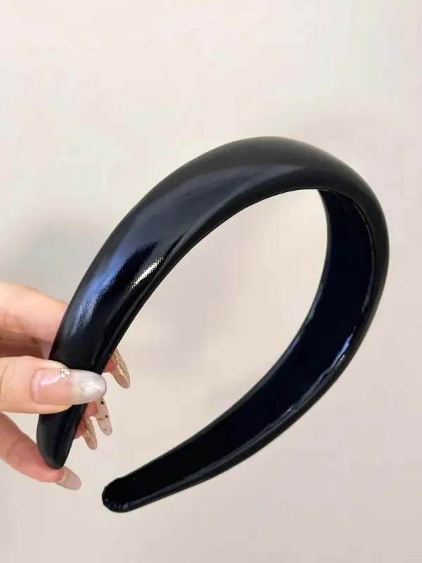 PU Leather Wide Headband sold by Gigi Laurent