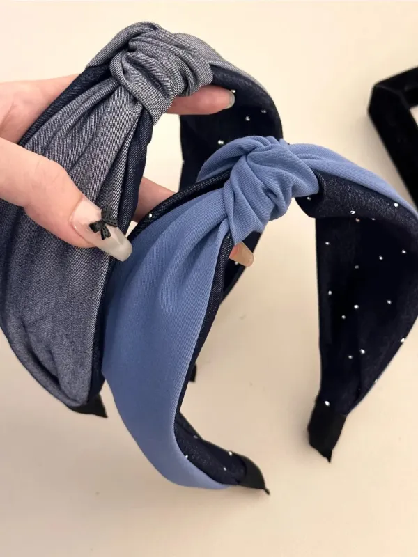 Knotted Polyester Wide Headband sold by Gigi Laurent