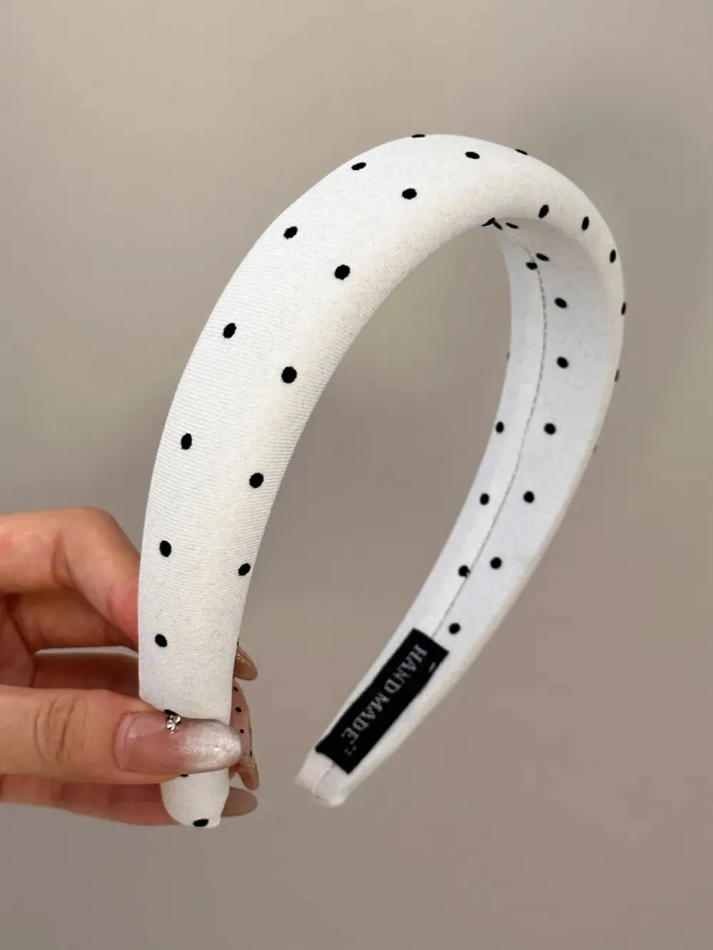 Polka Dot Polyester Wide Headband sold by Gigi Laurent product image thumbnail 5