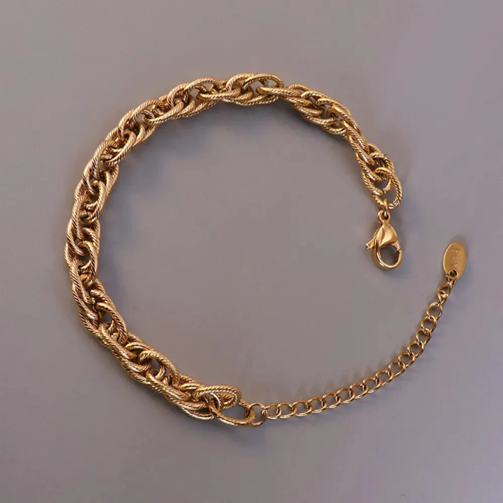 Titanium Steel Chain Bracelet sold by Gigi Laurent product image thumbnail 2