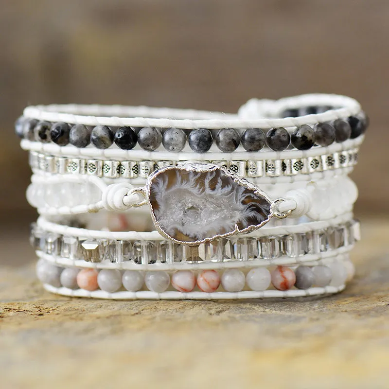 Natural Stone Layered Bracelet sold by Gigi Laurent