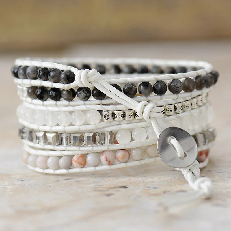 Natural Stone Layered Bracelet sold by Gigi Laurent product image thumbnail 3