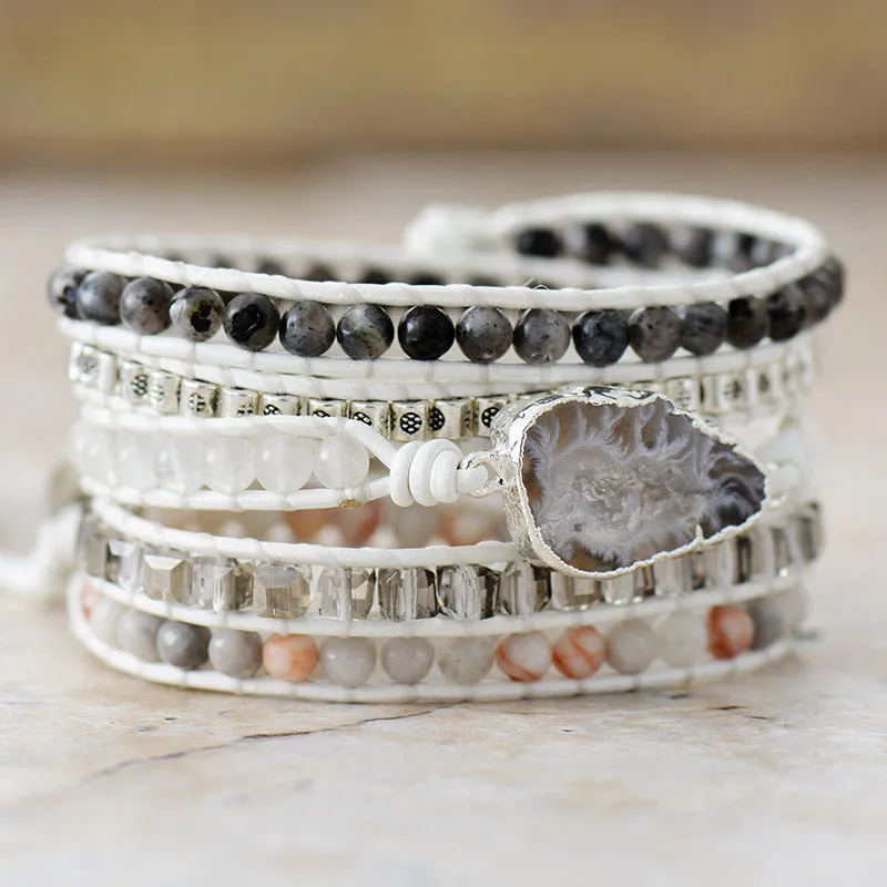 Natural Stone Layered Bracelet sold by Gigi Laurent product image thumbnail 2