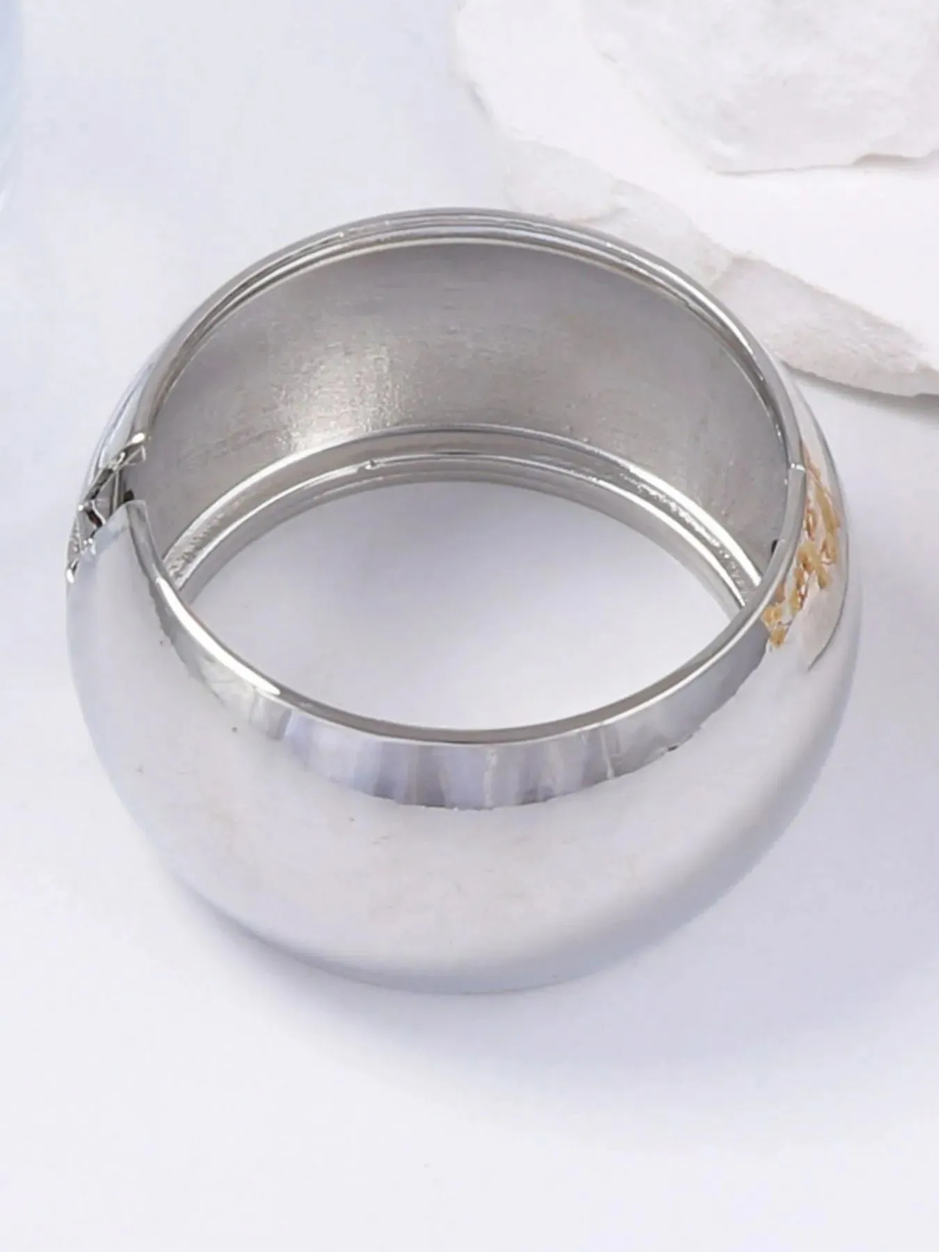 Zinc Alloy Wide Band Cuff Bracelet sold by Gigi Laurent product image thumbnail 4