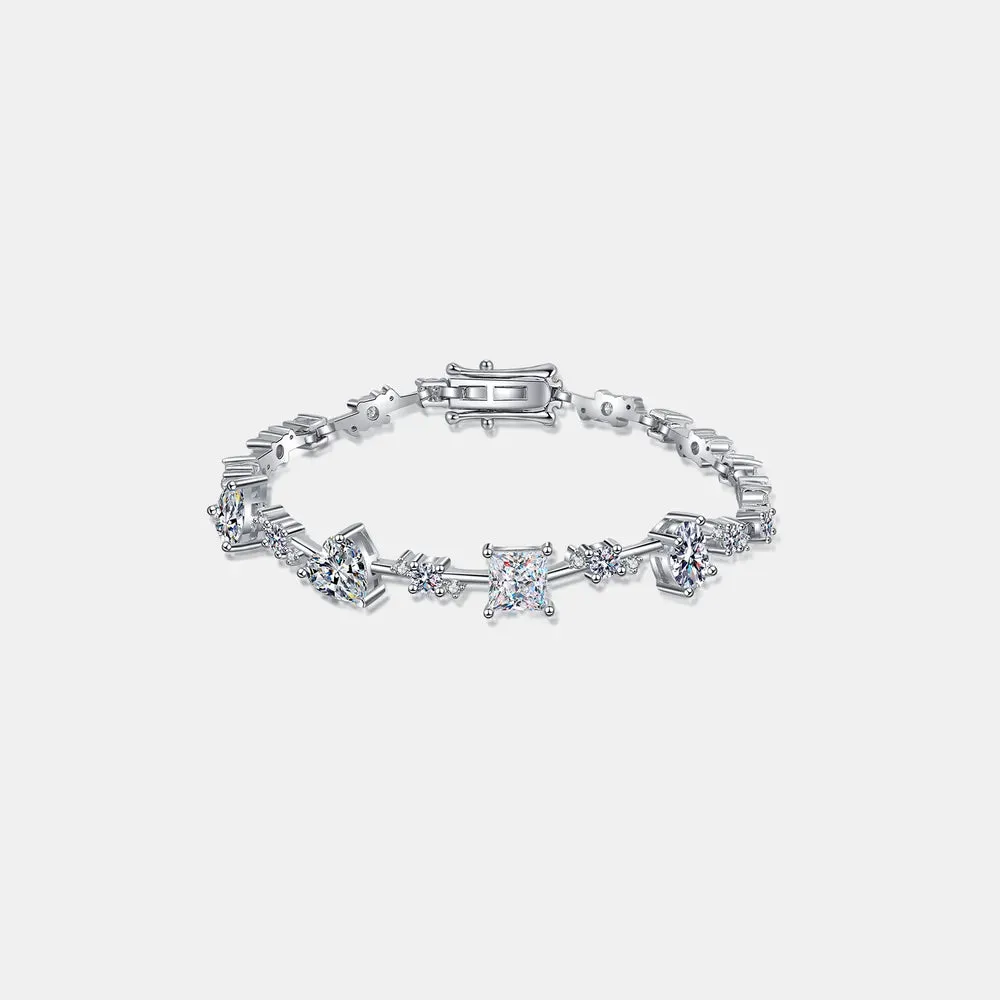 6.2 Carat Moissanite 925 Sterling Silver Bracelet sold by Gigi Laurent product image thumbnail 4