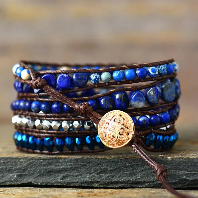Alloy Bead Braided Bracelet sold by Gigi Laurent product image thumbnail 2