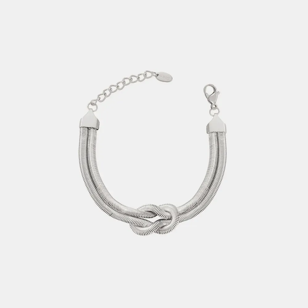 Titanium Steel Knot Bracelet sold by Gigi Laurent product image thumbnail 2