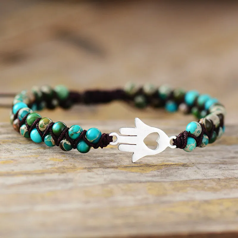 Turquoise Beaded Bracelet sold by Gigi Laurent product image thumbnail 4