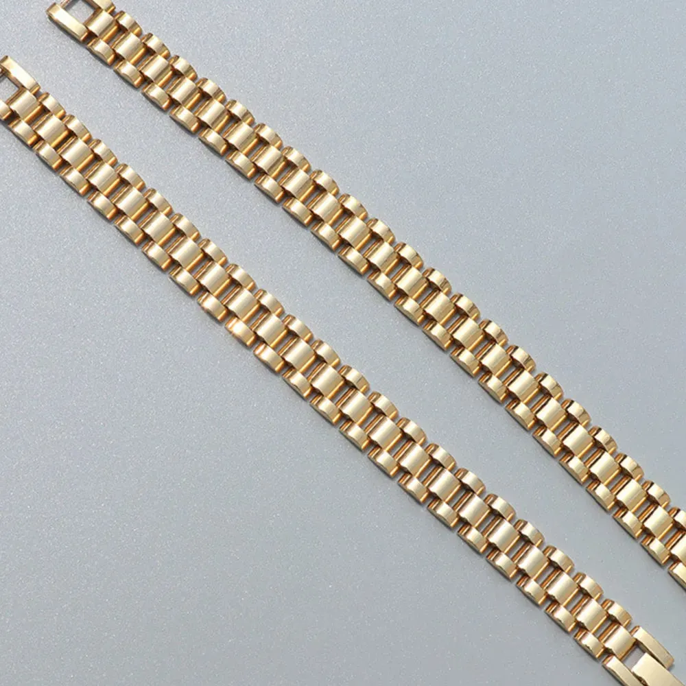 Titanium Steel Chain Bracelet sold by Gigi Laurent product image thumbnail 5