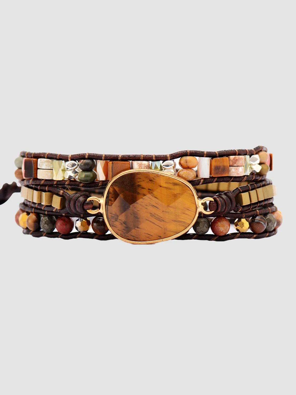 Geometrical Shape Triple-Layer Bracelet sold by Gigi Laurent product image thumbnail 5