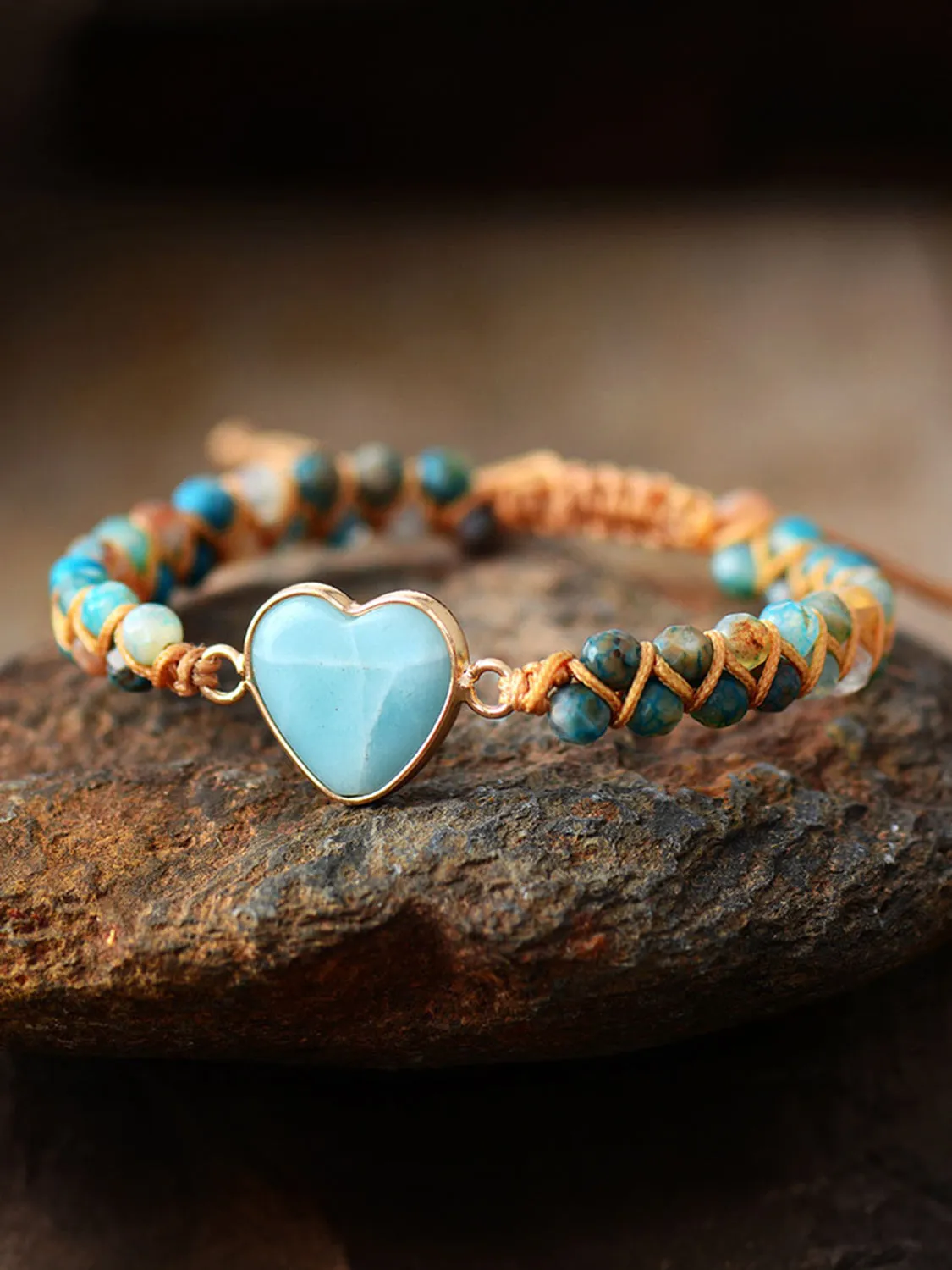 Heart Shape Beaded Bracelet sold by Gigi Laurent product image thumbnail 3