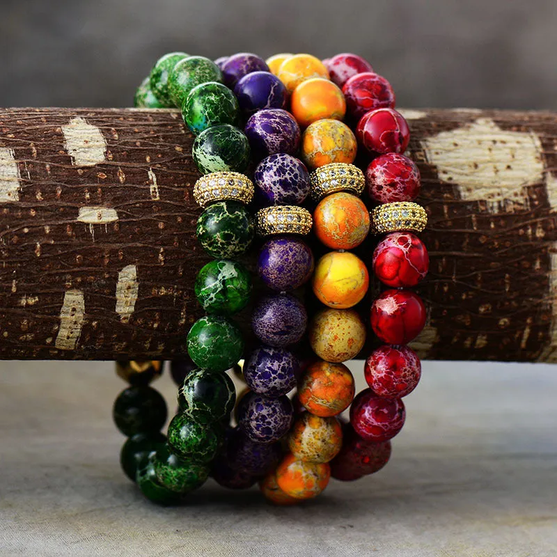 Natural Stone Beaded Bracelet sold by Gigi Laurent product image thumbnail 2